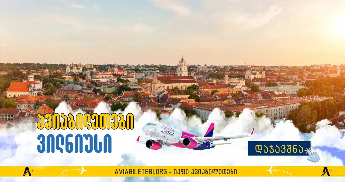 ვილნიუსის ავიაბილეთები