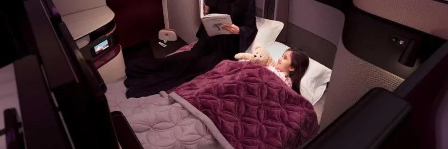 Qatar Airways-მა შექმნა მსოფლიოში პირველი ორადგილიანი საწოლი ბიზნეს კლასში!