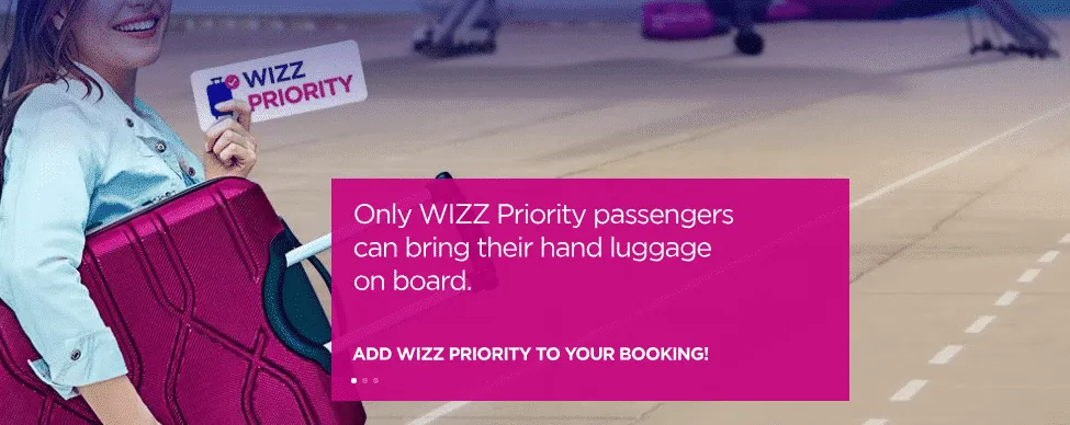 WizzAir ცვლის ხელბარგის პოლიტიკას RyanAir - ის მსგავსად!