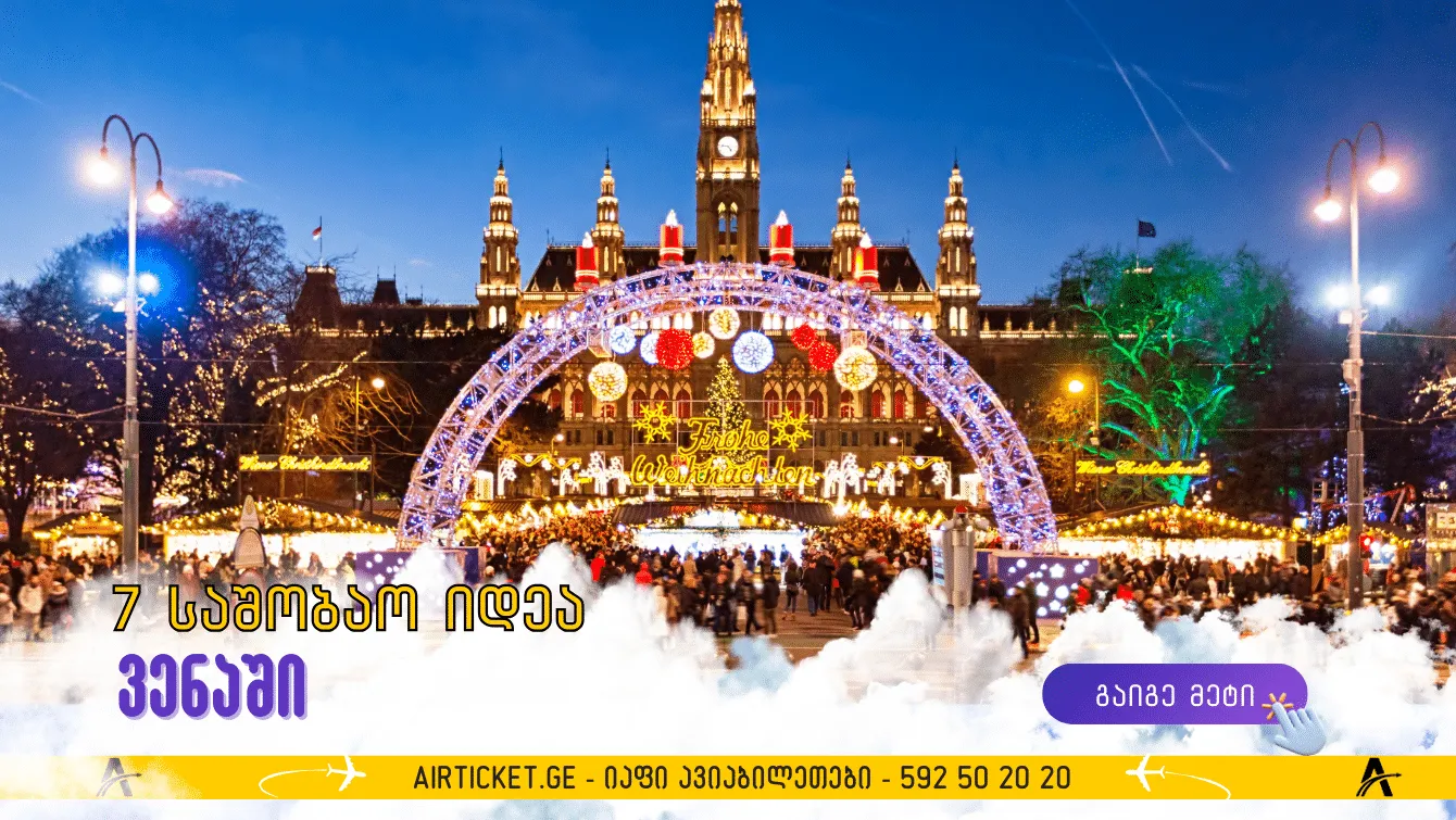 7 იდეა შობის გასატარებლად ვენაში