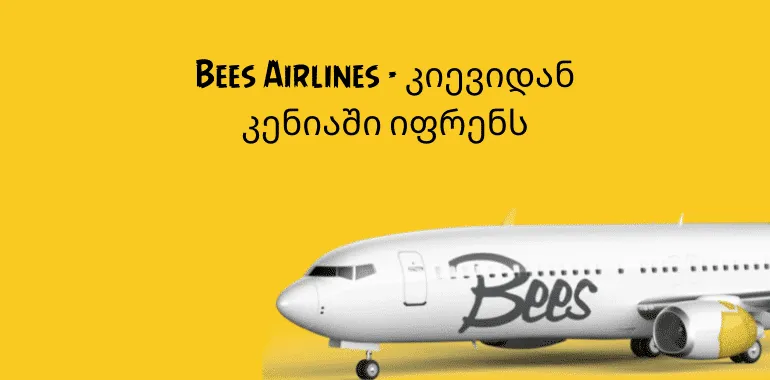 ახალი უკრაინული ავიაკომპანია კიევიდან კენიაში იფრენს