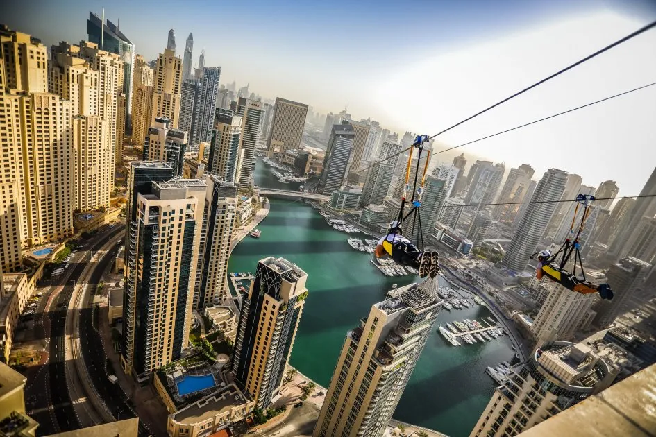 dubai zipline