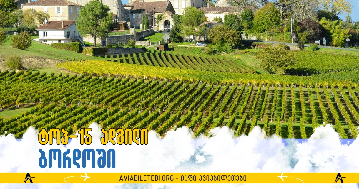 მსოფლიოს ღვინის დედაქალაქი: ბორდოს ტოპ-15 ღირშესანიშნაობები