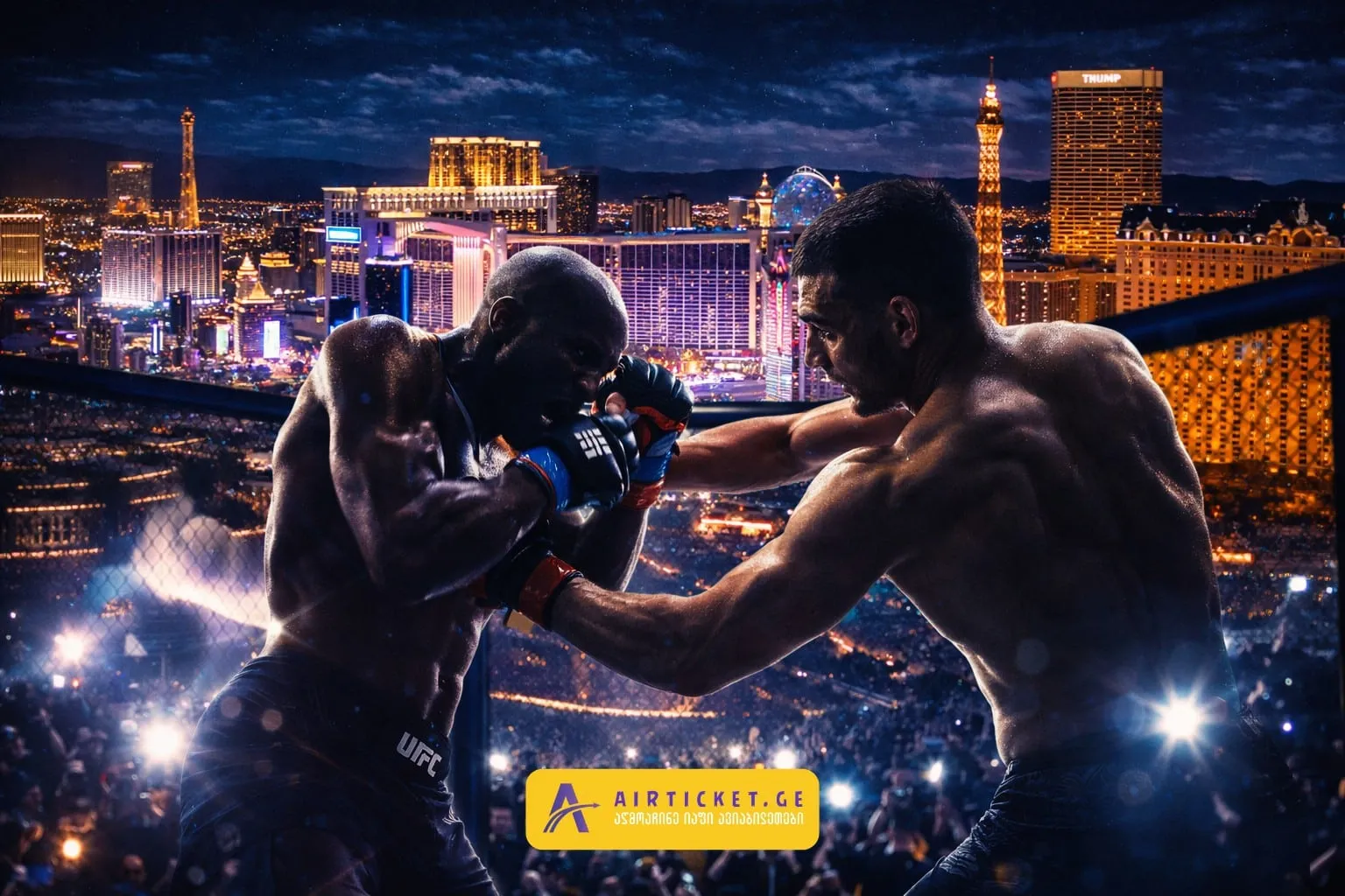 Viva Las Vegas! UFC-ის ღონისძიება და 5 დასვენება გართობის დედაქალაქში*