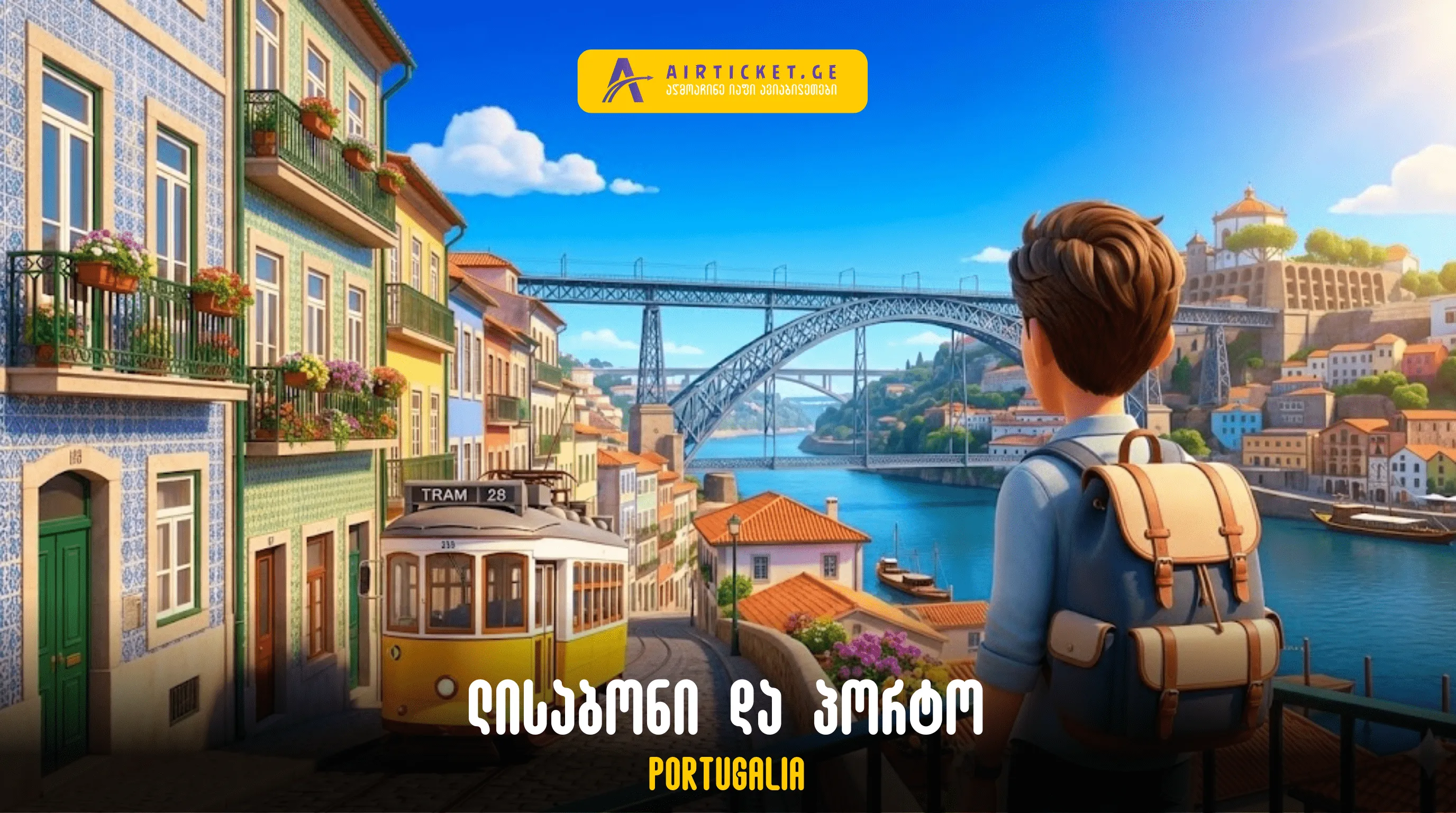 პორტუგალიური ვოიაჟი: ლისაბონი და პორტო ერთ ტურში