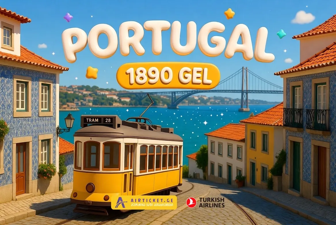 ლისაბონი და პორტო ერთ ტურში! პორტუგალიური არდადეგები მაისში!