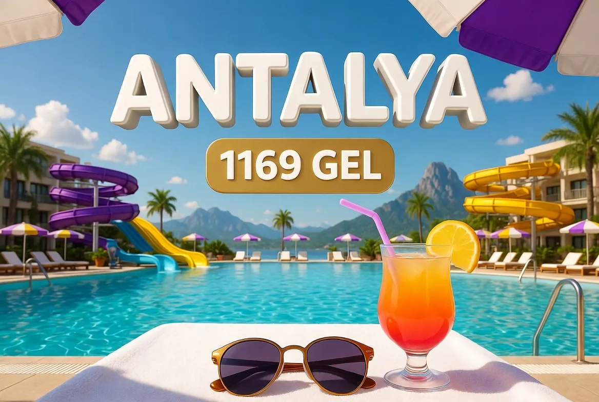 ანტალია: 5★ დასვენება სრული პაკეტით მხოლოდ 1169 ლარად!