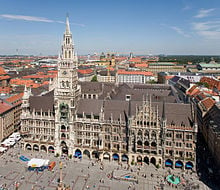 The New Town Hall and Marienplatz